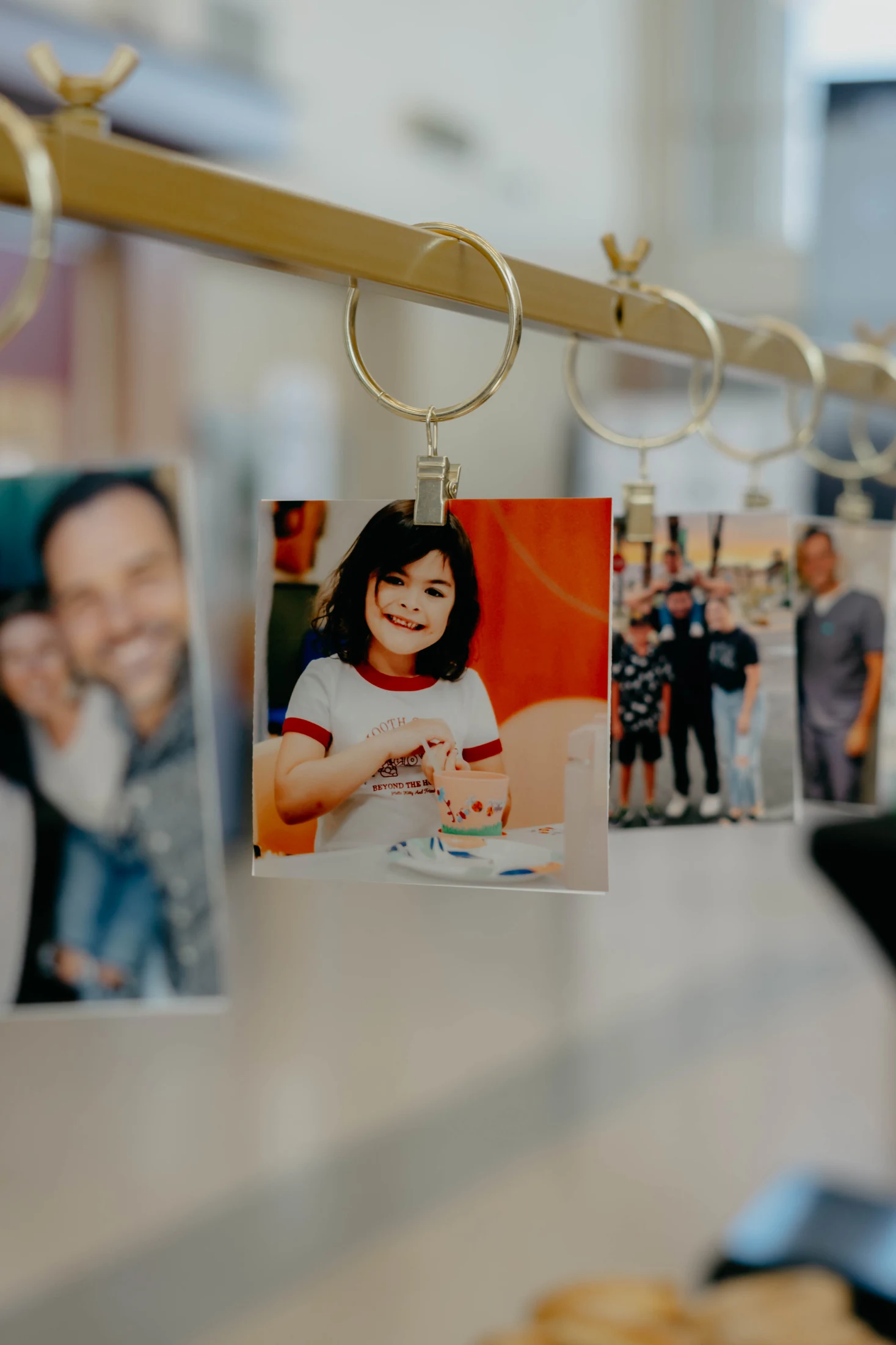 Community photographs displayed at Avenue Church